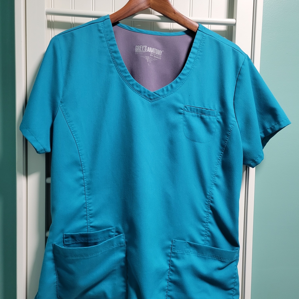 Grey's Anatomy Teal Women's Top